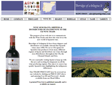 Tablet Screenshot of burridgewine.com